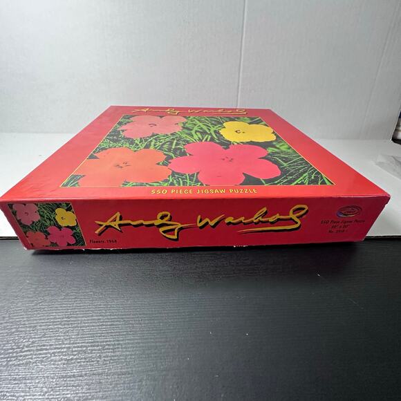 Vintage 1968 andy warhol “flowers” 550-piece jigsaw puzzle - Picture 4 of 7